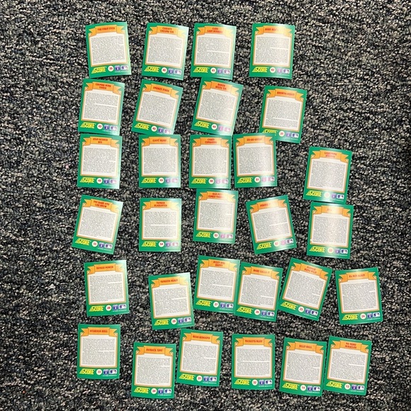 Score Collectors World Series Trivia by year 30 cards ranging from 1903-1952. - Picture 3 of 4